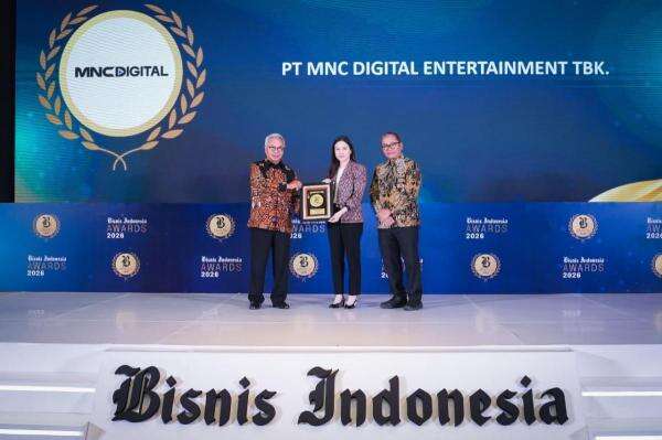 MNC Digital Entertainment Sabet Penghargaan Bergengsi Bisnis Indonesia Awards 2026
