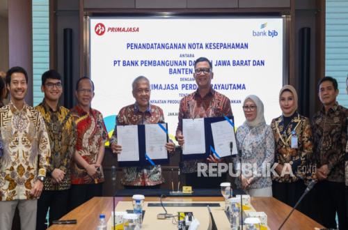 bank bjb dan Primajasa Teken MoU Perkuat Kolaborasi Sektor Perbankan dan Transportasi