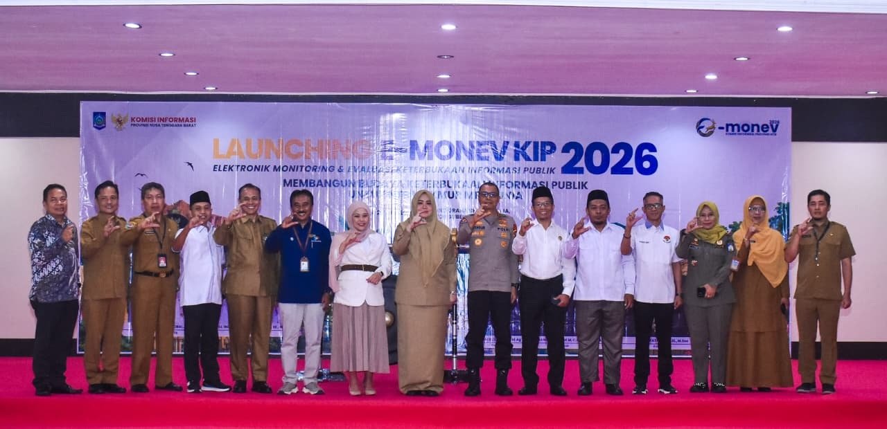 Dorong Transparansi, Pemprov NTB Luncurkan Sistem E-Monev Keterbukaan Informasi Publik