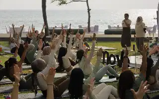 Geliat Wisata Kebugaran di Lombok, Qunci Villas dan Move Pilates Gelar Sesi Kebugaran Internasional